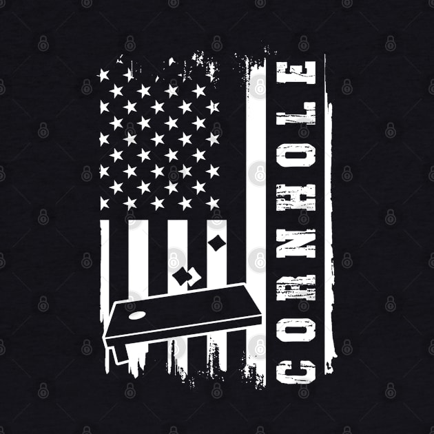 Cornhole Team - USA Flag by AngelBeez29